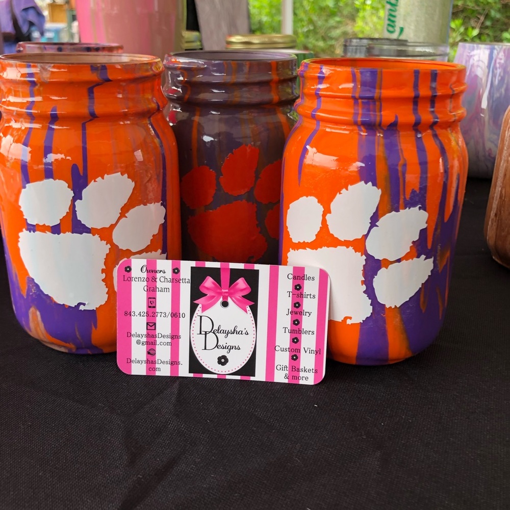 Painted Mason Jars
